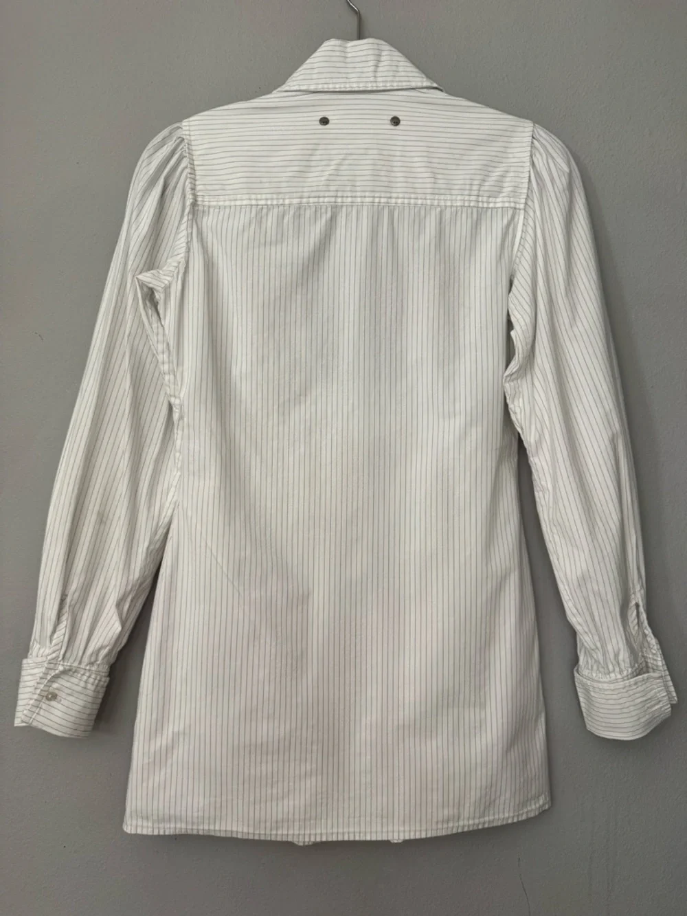 Free People Shirt Womens 0 White Tunic Button Front Top Boho Cottage Prairie